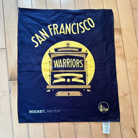GSW Golden State Warriors Cable Car Rally Towel - Picture 2 of 5